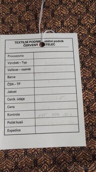 Dobové potahy sedaček Škoda Favorit 80.léta nepoužité orig. - 9