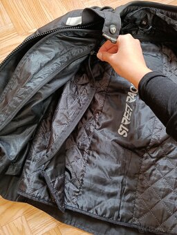 Dámská bunda na motorku Street Racer Elite černo bílá XS - 9