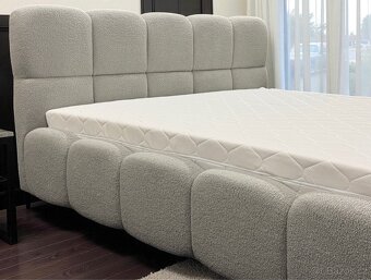 Manželská postel , uplne nový . Šedá | 180x200 , 160x200 | - 9