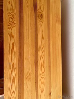 Psací stůl z masivu (borovice) + židle - 9