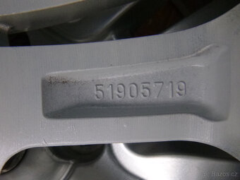 Letní sada ALU disky kola - originál Fiat 4x100 6Jx15 ET43 - 9