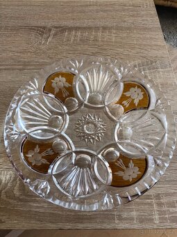 broušené sklo 50 let staré Bohemia glass - 9