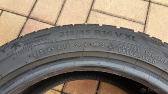 Zimní pneumatiky BARUM 215/45 R16 4x7mm - 9