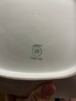 Servírovací sada se zeleným lemem - 9