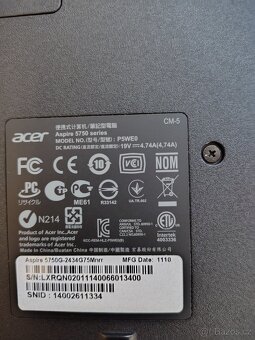Acer Aspire 5750 - 9