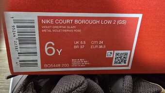 Nike court borough low 2   38,5eu - 9