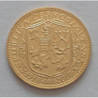 ZLATÝ ČÍSLOVANÝ JUBILEJNÍ SVATOVÁCLAVSKÝ DUKÁT 2018 - 500 ks - 9