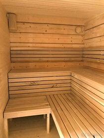 Venkovní roubená sauna na míru - 9