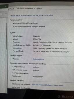 Kvalitní a spolehlivá deska GA-B75M-D2V+i3-3240+4GB RAM - 9