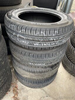 Zánovní letní pneu 185/60R15 + 2x disk 5x100 - 9