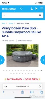 Vyrivy bazén- pure spa Deluxe - 9