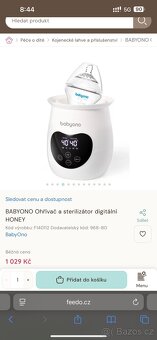 BABYONO Ohřívač a sterilizátor digitální HONEY - 9
