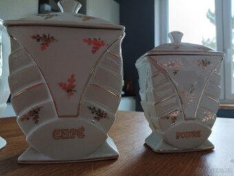 STAROŽITNÉ ART DECO PORCELÁNOVÉ KOŘENKY FRANCIE - 9