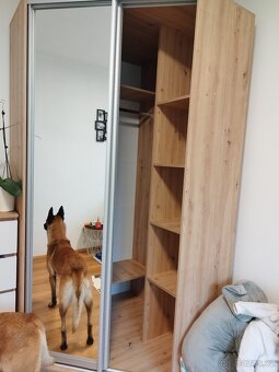 Šatní skříň rohová. Dub/artisan - 9