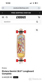 Riviera Gemini 38.5" Longboard - 9