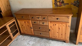 Ikea komoda masiv - Markor Leksvik Hemnes antik - 9