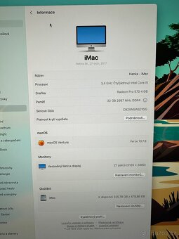 iMac 27" 5K (2017) i5 3.4GHz 32GB 480GB SSD Radeon Pro 570 - 9