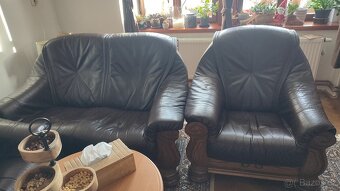 Kožená sedací souprava 3+2+1 - 9