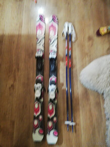 Lyže pro holku 124cm, set i s botama - 9