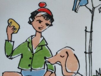 DĚTSKÝ PORCELÁNOVÝ TERMOTALÍŘ FRANCIE - 9