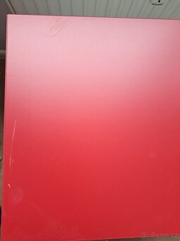 EKET Skříňka se 4 přihrádkami, červená, 70x35x70 cm - 9