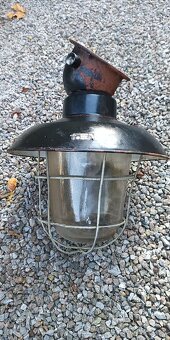2X Originální industriální lampa z 60let. - 9