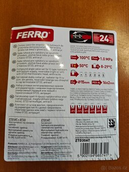 Rohový termostatická ventil antracit Ferro - 9