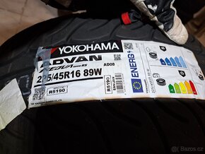 Kola Azev A 4x108 R16 + Yokohama Advan Neova - 9