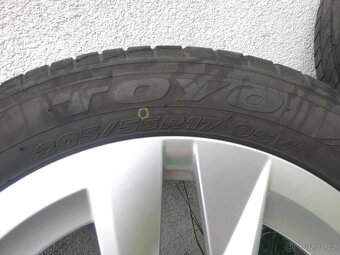 alu Škoda Octavia IV letní 205/55/17,alu Škoda Rotare 17" - 9
