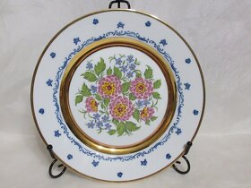 Dekorativní porcelánové retro  talíře - 9