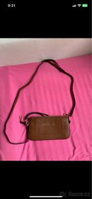 Krasna hneda kabelka Michael Kors - 9