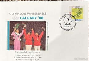 Sada obálek s témetikou OH Calgary 1988 - 9