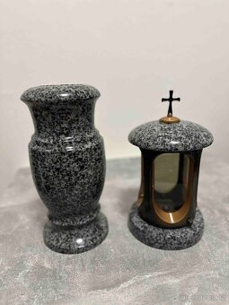Granitové výrobky – váza, lampy, dekorativní koule - 9