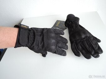 Rukavice na motorku, skútr, kožené, Veneto KP_v.XL - 9