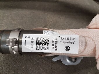 Levý stropní airbag Škoda Yeti 2010, 5L6880741 - 9