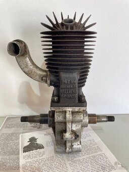 Jawa 175 Villiers - motor na prototyp - 9