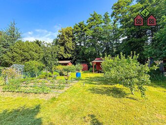 Chata o ploše 16 m2, udržovaná zahrada o rozloze 405 m2, OV, - 9