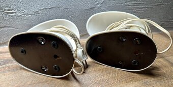 Set 2ks LAMPIČKA lampičky FUNKČNÍ RETRO BRUSEL bakelit bílý - 9