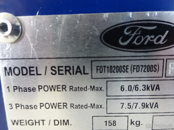 Dieselový generátor Ford FDT10200SE 400V 230V 7900 W generát - 9