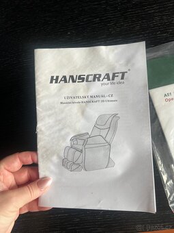 Luxusní značkové masážní křeslo Hansakraft - 9