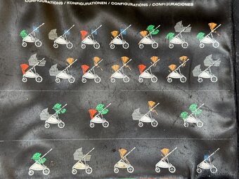 Sourozenecký kočárek Cybex Gazelle S – kompletní výbava - 9
