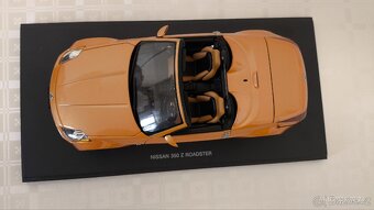 Model Nissan 350 Z Roadster Sunset Orange, Autoart 1:18 - 9