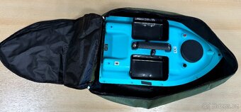 Tříkomorová MODRÁ loďka GPS s baterií 12000mAh včetně obalu - 9