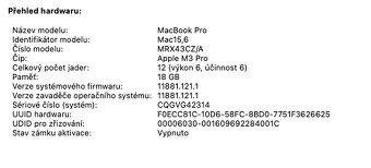 MacBook Pro M3 14”, 18GB, 1TB - 9