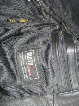 Moto kožená bunda MOTO Line vel.52 (L) - 9