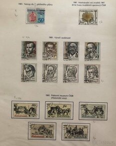 Prodám album známek - filatelia, sbírka ČSSR 1980-1992 - 9