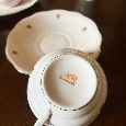 Růžový porcelánový čajový set Seltmann Weiden Bavaria - 9