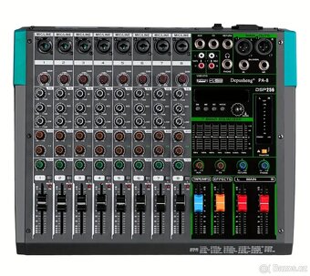 Prodám profesionál mixer+ 4ks bezdrátové mikrofony - 9