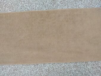 Nová unisex zimní šála - příjemný materiál, béžová, 150 cm - 9