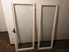 Stará kastlová okna, různé rozměry, dvojité skleněné dveře - 9
